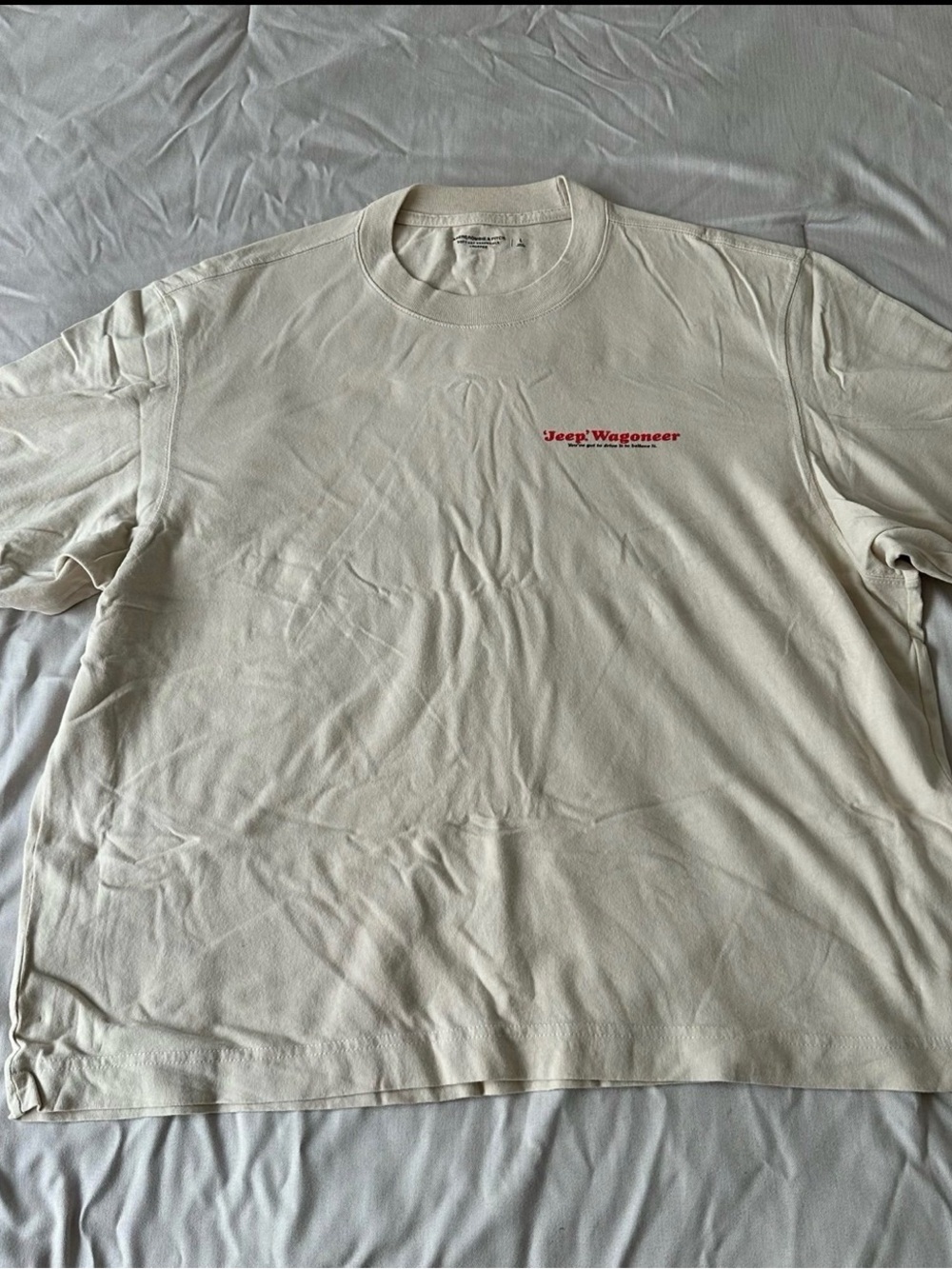 Abercrombie Oversized Cropped Tee - L